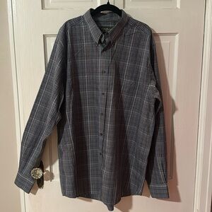 COPY - Eddie Bauer Relaxed Fit Wrinkle Resistant Long Sleeve Button Up Men's L …